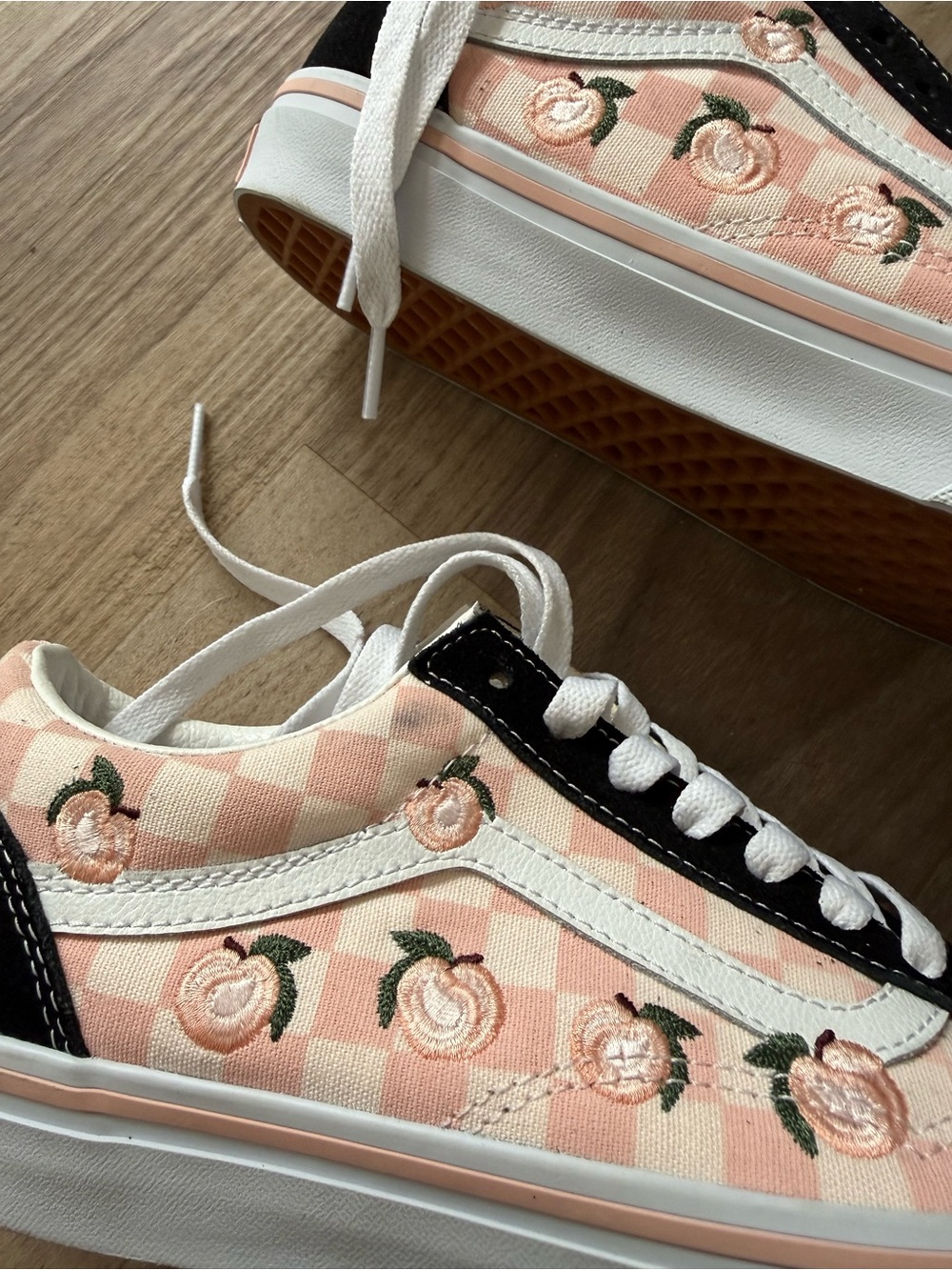 Old skool peaches vans NEW size 7.5 - Picture 4 of 8